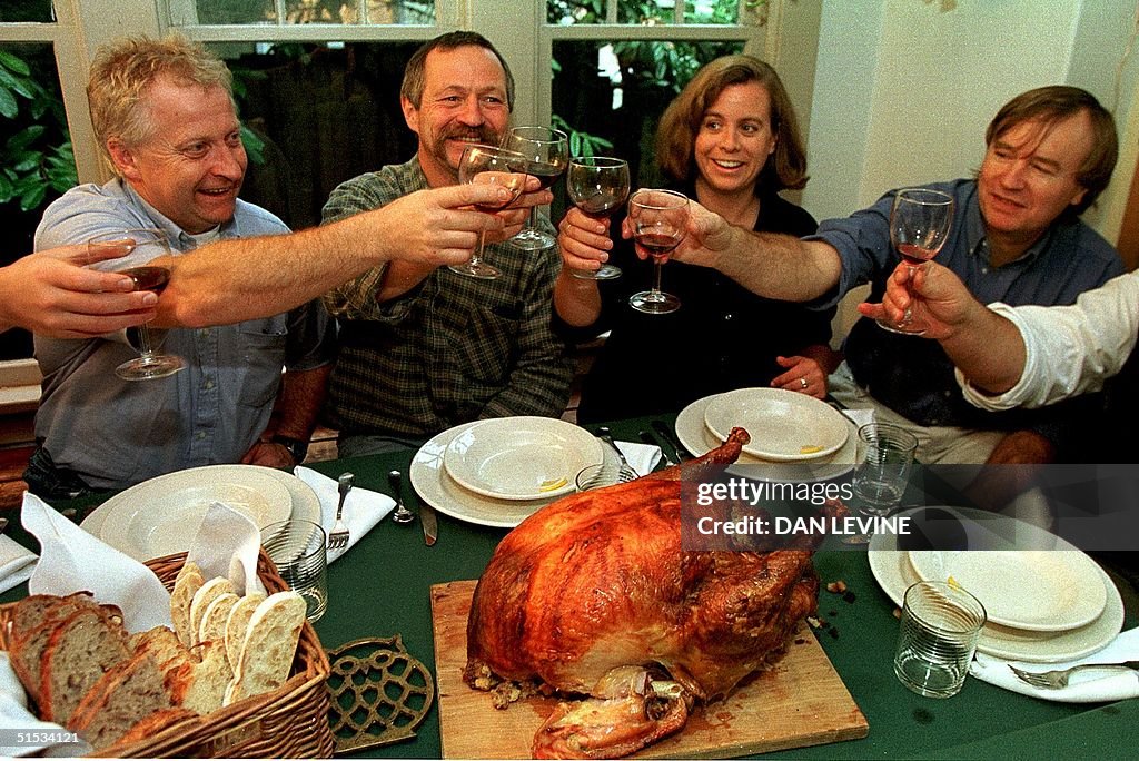 French agriculture activist Jose Bove (2nd L) begi