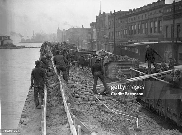 Although the citizens of Cairo, IL, have twice stopped work on the levee built by WPA workers atop the city's 62- foot seawall, it appears that the...