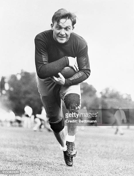American Football running back Jack Roberts, seen here during his years at the University of Georgia. He later played for the Boston Braves, Staten...