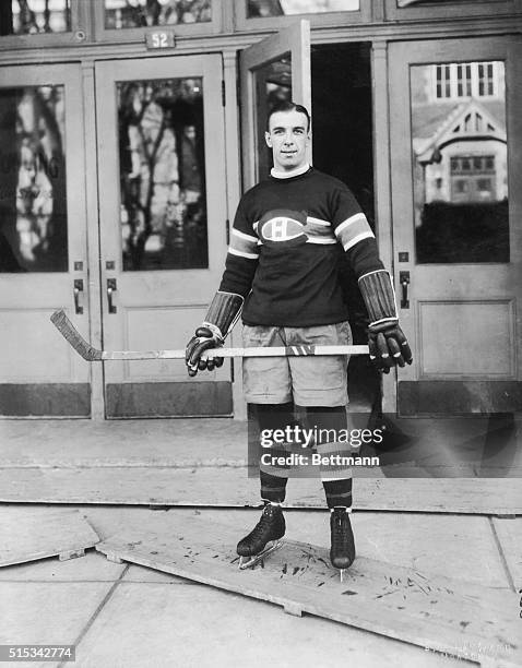 Billy Boucher of the Montreal Canadiens