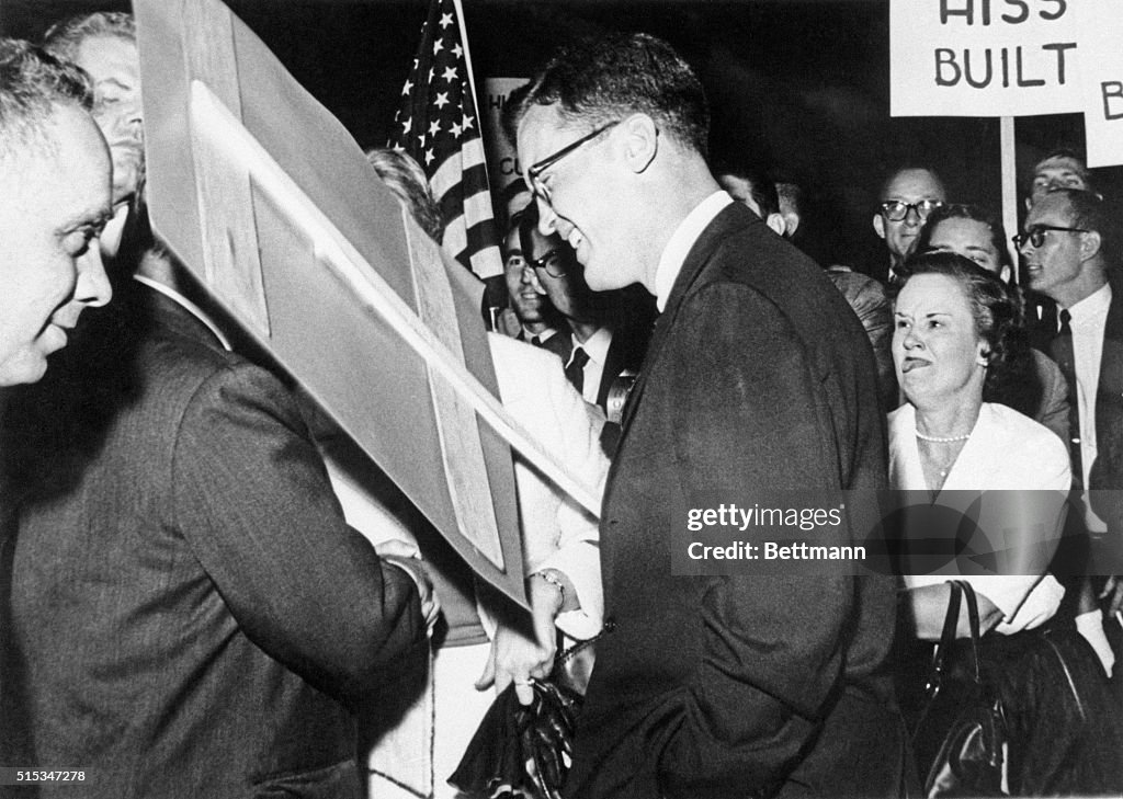 U.S. Ambassador to the United Nations Adlai Stevenson Assaulted
