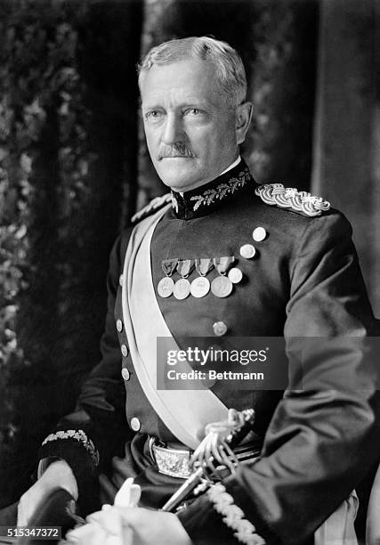 General John J. Pershing . American military commander, winner of the Pulitzer Prize for history, 1932. Undated photograph.