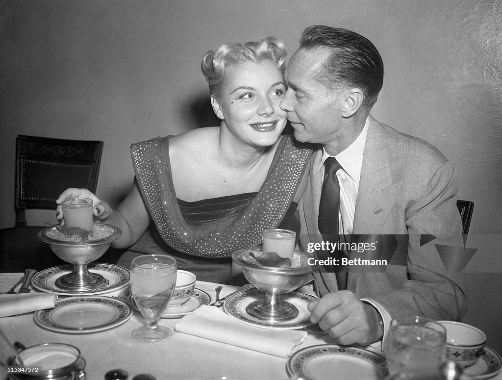 Barbara Payton and Franchot Tone