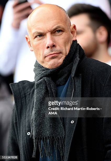 Former Referee Howard Webb looks on during the Sky Bet Championship match between Rotherham United and Derby County at the New York Stadium on March...