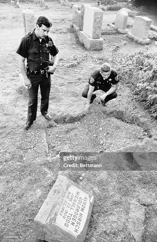 The Grave of Producer Mike Todd Defiled