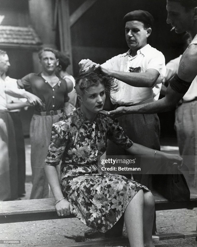 Collaborator Getting Her Head Shaved