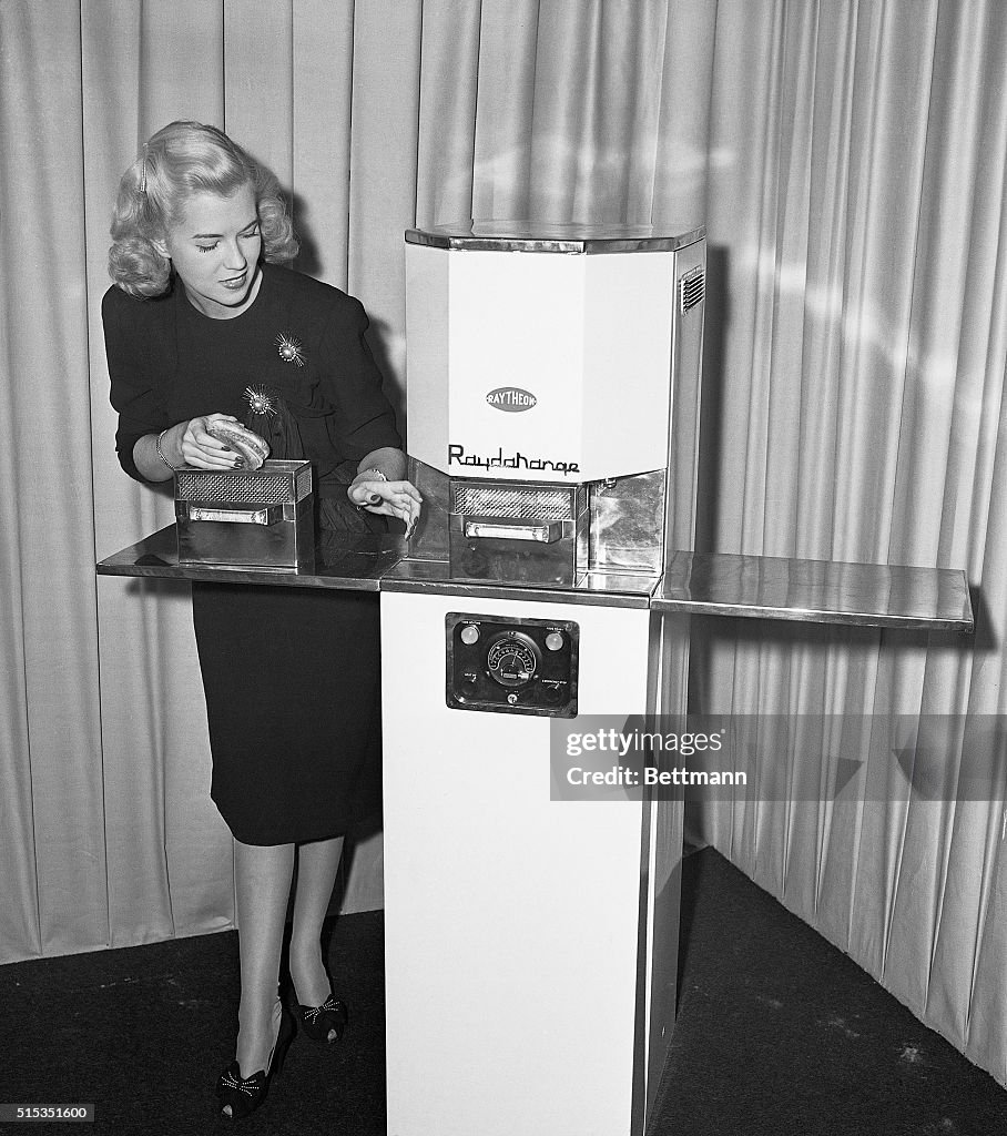 Early-Model Microwave Oven