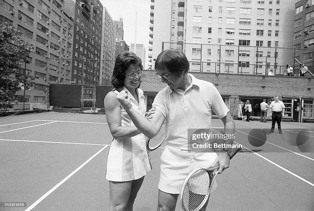 Bobby Riggs and Billie Jean King
