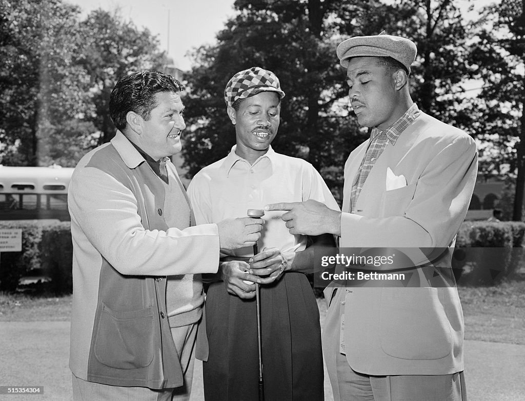 E.Oliver, T.Rhodes & J.Louis W/Golf Club