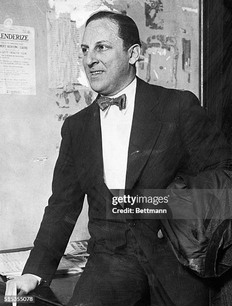 New York,NY- Photo shows Arnold Rothstein, big time gambler, as he appeared in New York State Supreme Court, fighting a bankruptcy receiver's attempt...