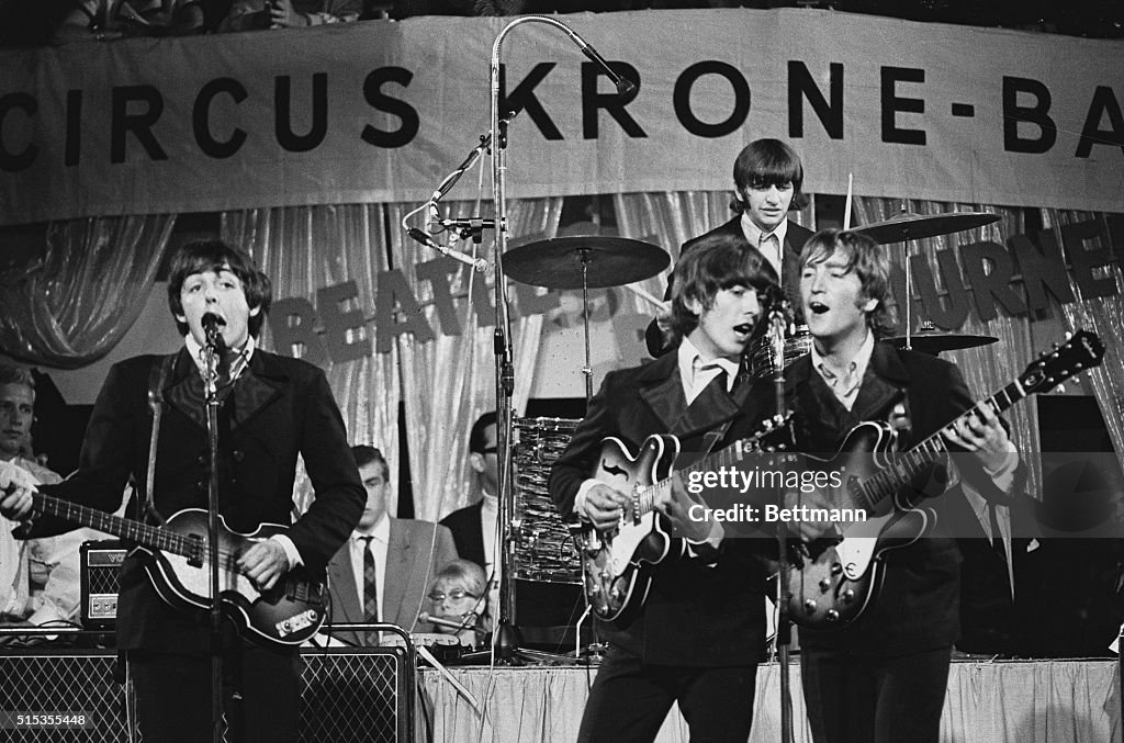 Beatles Performing at Circus Krone