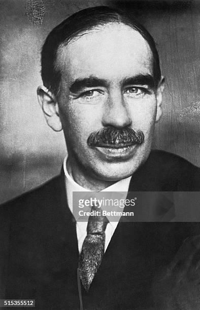 Portrait of John Maynard Keynes, who was an English economist.