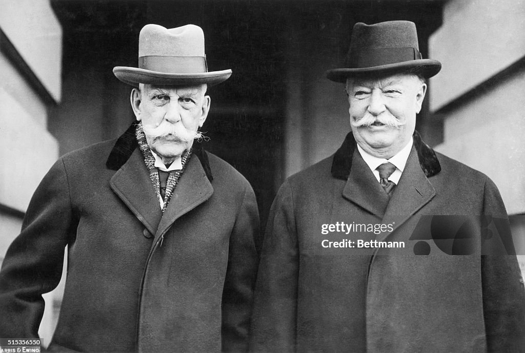 Oliver Wendell Holes with William Taft