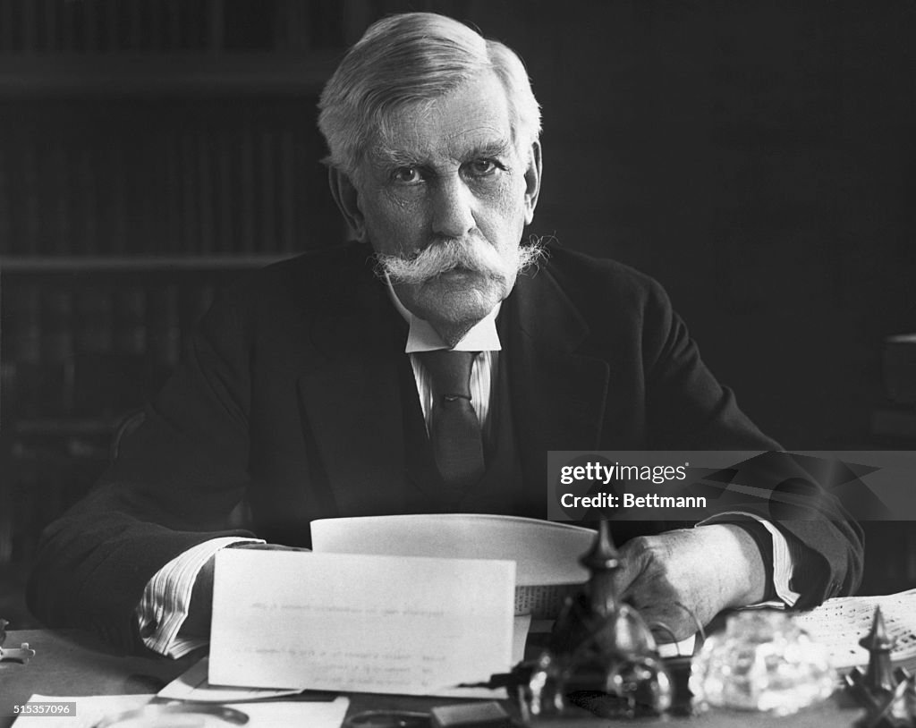 Oliver Wendell Holmes, Jr. at His Desk
