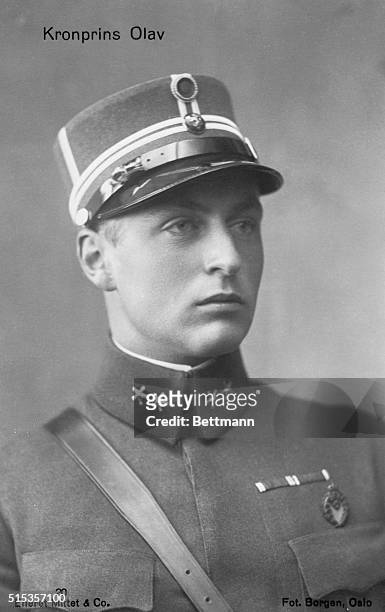 Olaf of Norway: Olaf of Norway, as crown Prince. Born 1896-married to Princess Martha of Sweden.