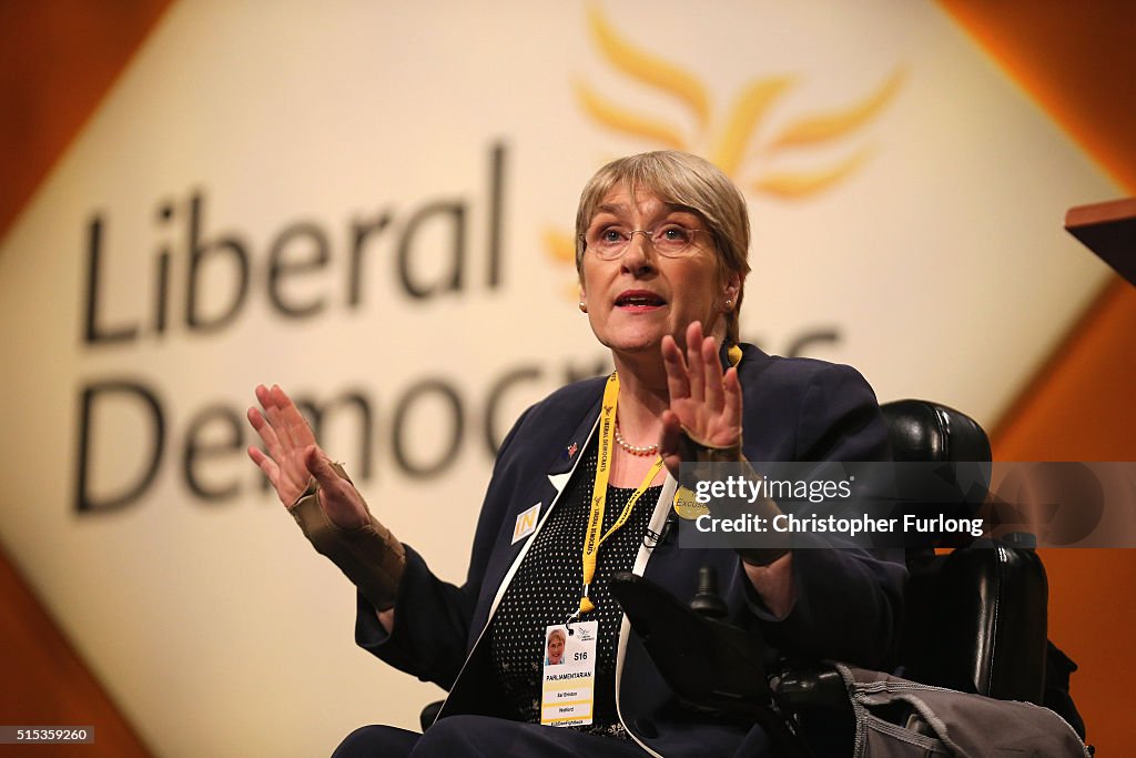 Tim Farron Addresses The Liberal Democrat Spring Conference