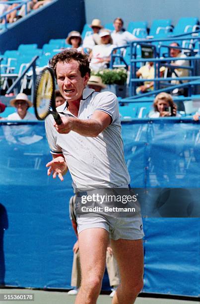 John McEnroe vs. Martin Mostemhoime.