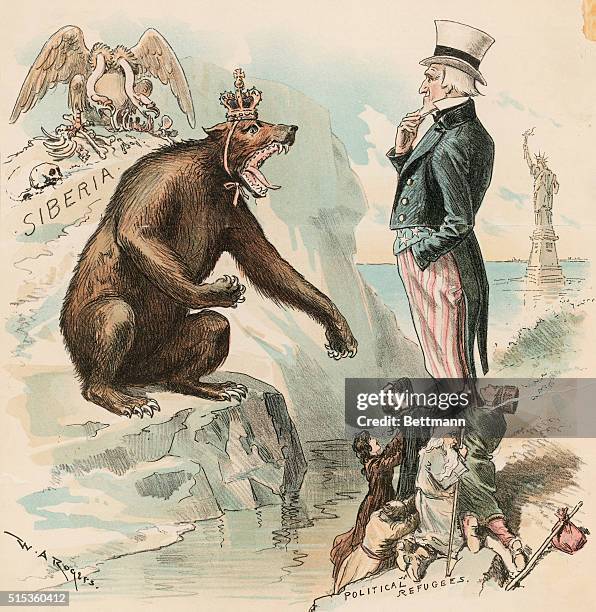 The Russian bear asks too much and Uncle Sam isn't willing to make any reasonable extradition treaty with Russia, but he won't help send political...