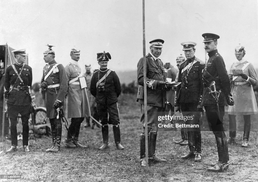 Winston Churchill, General von Mackensen, and Others