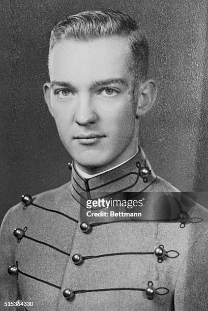 Abilene, Kas.: Portrait listed by Eisenhower foundation as John Eisenhower as a West Point cadet.