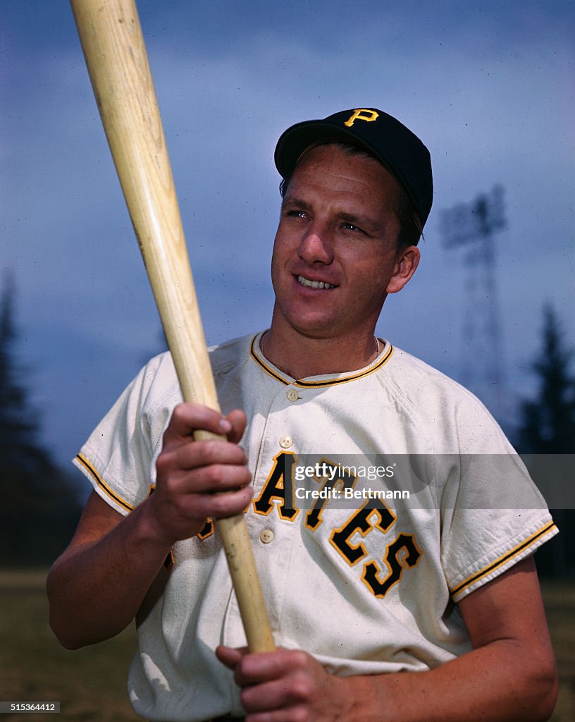Baseball Kinger Ralph Kiner is shown. He started playing with the Pittsburgh Pirates ...