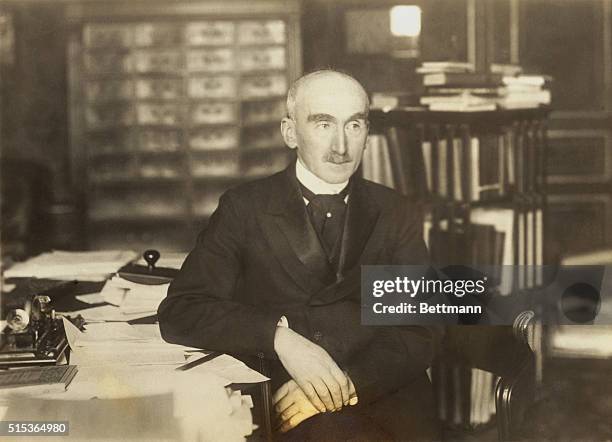 Henry Louis Bergson , French philosopher and winner of the Nobel Prize for Literature, 1927.