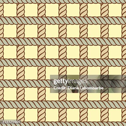 Rope Rows Seamless Background Pattern High-Res Vector Graphic - Getty ...