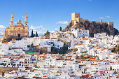 Panoramic of Olvera town, Spain