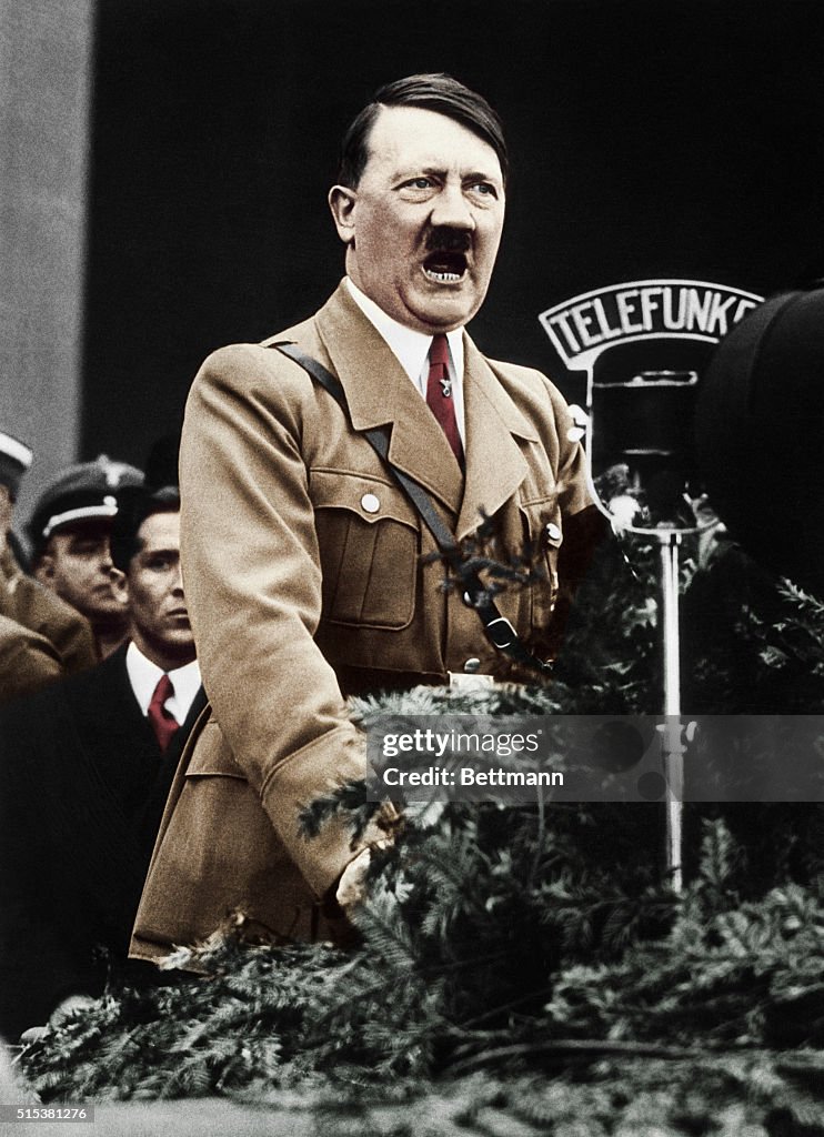 Adolf Hitler Speaking