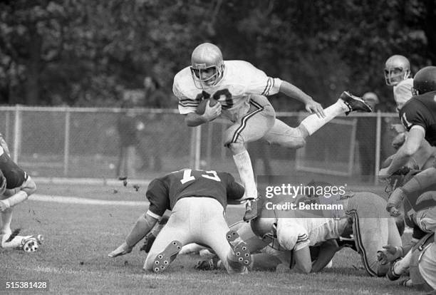 Tom Condon - Boston College action Frank Smith usesTom Condon's head for a gain vs. Villanova