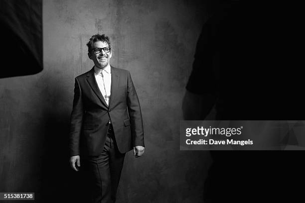 Actor Ethan Hawke of 'In A Valley Of Violence' is seen behind the scenes in the Getty Images SXSW Portrait Studio powered by Samsung on March 12,...