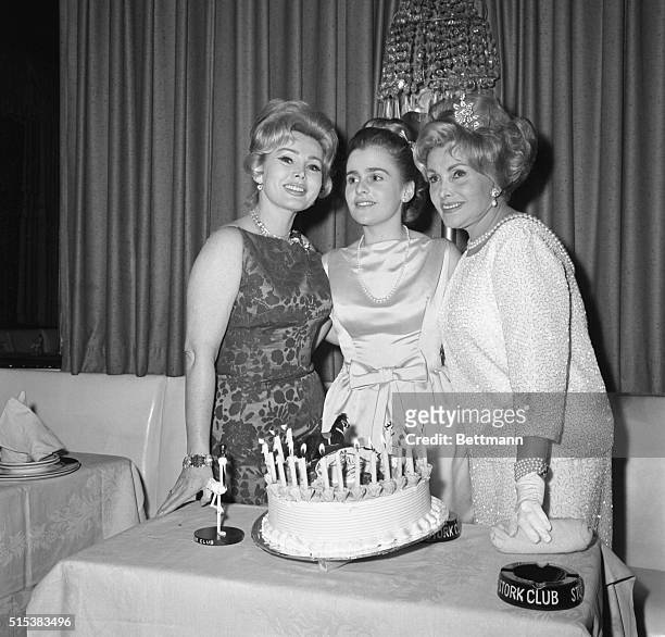 It's the Gabor family three generations of beauty was spotlighted in New York's famed Stork Club, when Zsa Zsa Gabor gave a "Sweet Sixteen" party for...