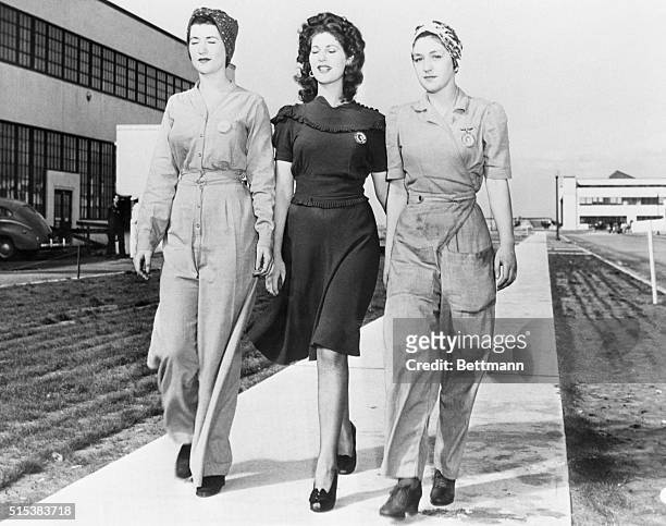 Glamor and safety don't mix, according to Lieut. Cmdr. R.R. Darron of the Alameda U.S. Naval Air Station. Naomi Parker, Ada Parker, and Frances...