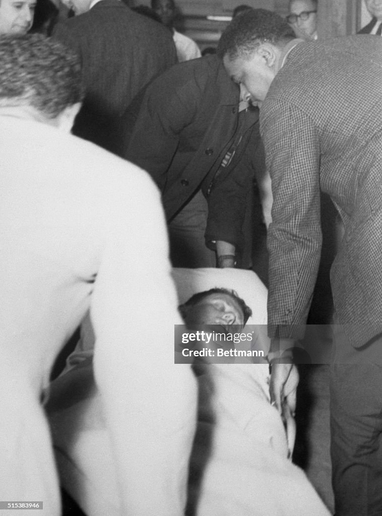 Rev. James Reeb Unitarian minister from Boston, is wheeled into... News ...