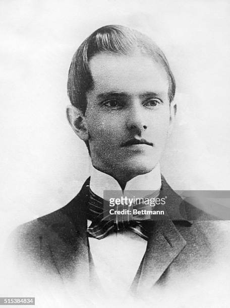 Portrait of a young Calvin Coolidge.
