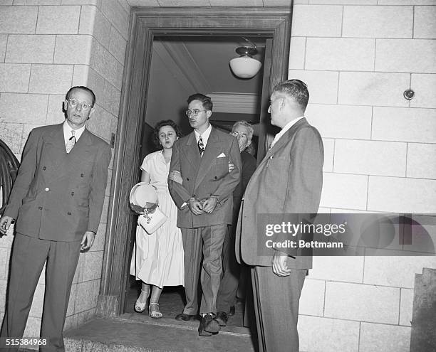 Rosenbergs Held In $100,000 Bail Each In Spy Case at Federal Court. Mrs. Ethel Greenglass Rosenberg and her husband Julius Rosenberg was arraigned...