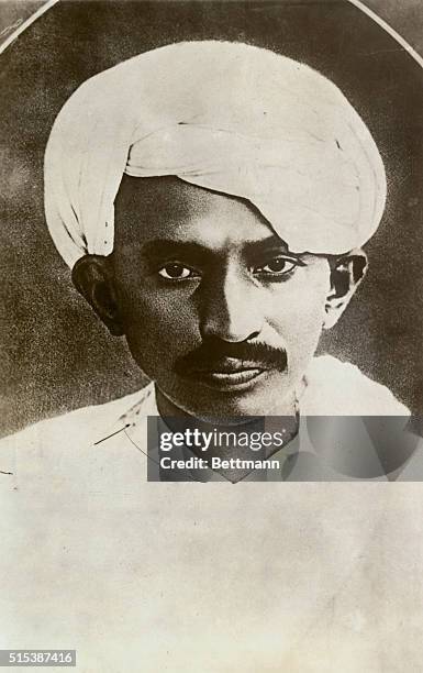 India: Leader of India for Liberation of India from British yoke to retire from all habitation. Mahatma Gandhi, famous Indian leader, after years of...