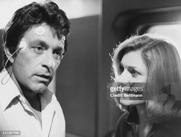 Bill Bixby plays a scientist who subjects himself to massive dose of radiation, and Susan Sullivan plays his assistant, in The Incredible Hulk, a...