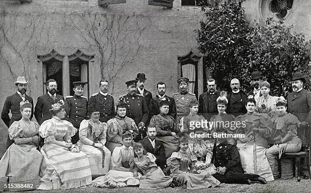 Grand Duke Paul if Russia. Prince Henry if Battenberg, Prince Philip of Coburg, Prince of Roumania, Prince Henry of Prussia, Duke of Coburg,...