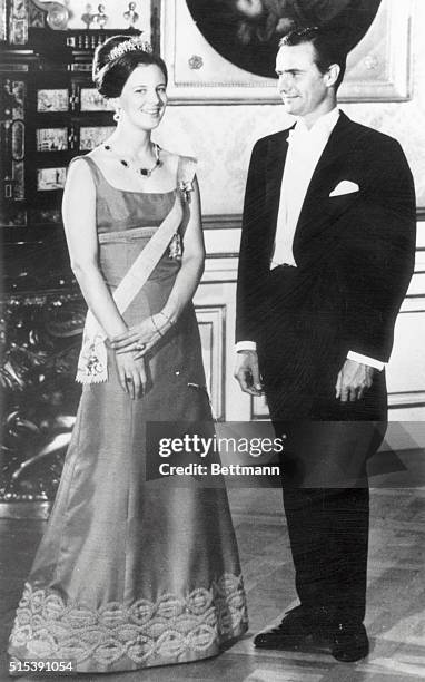 Now Queen Margrethe of Denmark, .