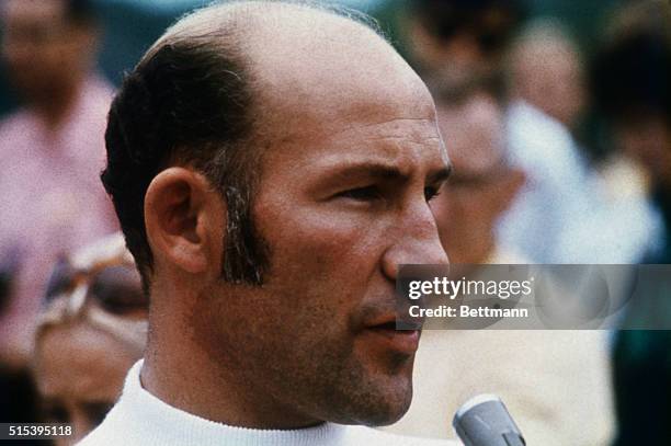 Elkhart Lake, Wis.: Stirling Moss, British racing car ace, now serving as director of racing for Johnson Wax, sponsor of the Canadian American...