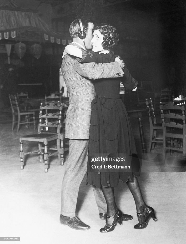 Couple Dancing with Radiophone