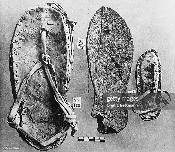 Neolithic Shoes Rope Ancient Shoes Photos and Premium High Res Pictures - Getty Images