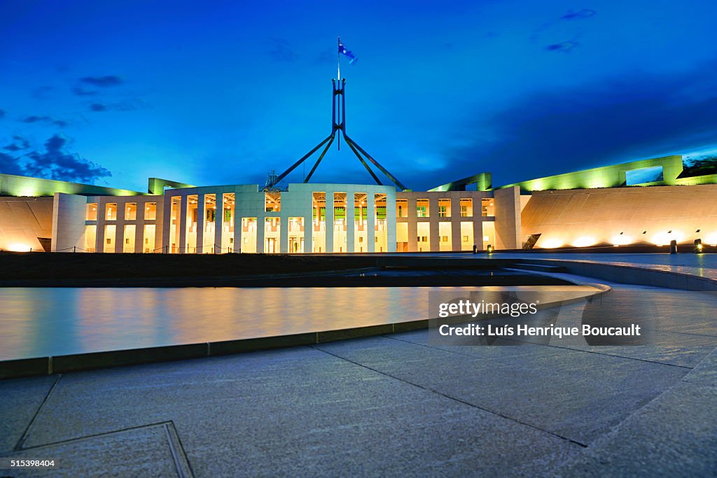 Parliament and the night