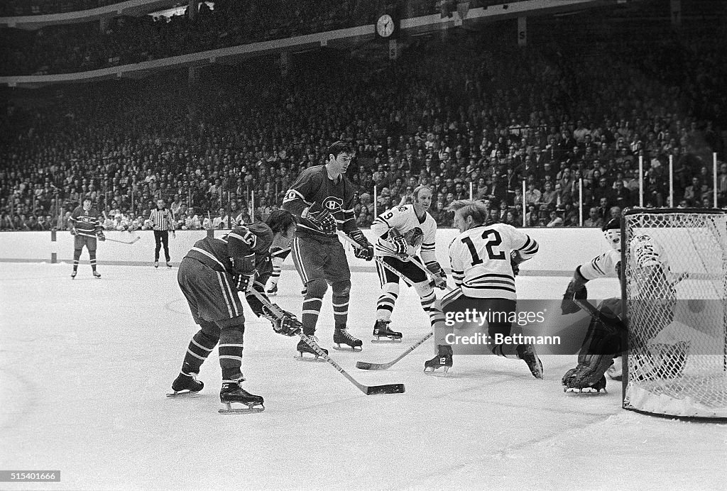 Bobby Hull in Hockey Action