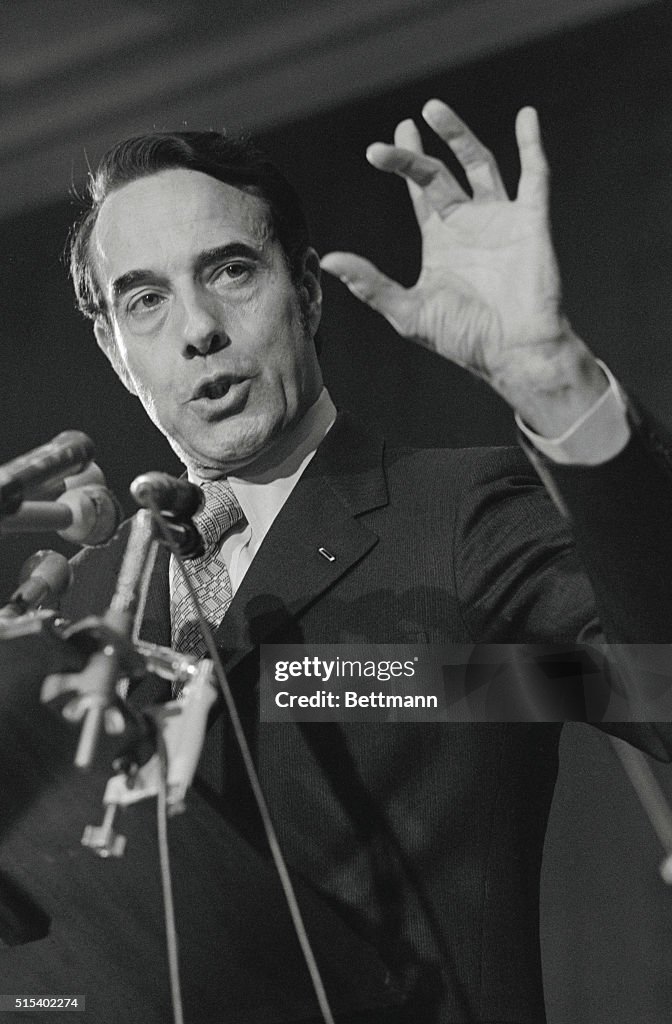 Bob Dole Gesturing with Hand
