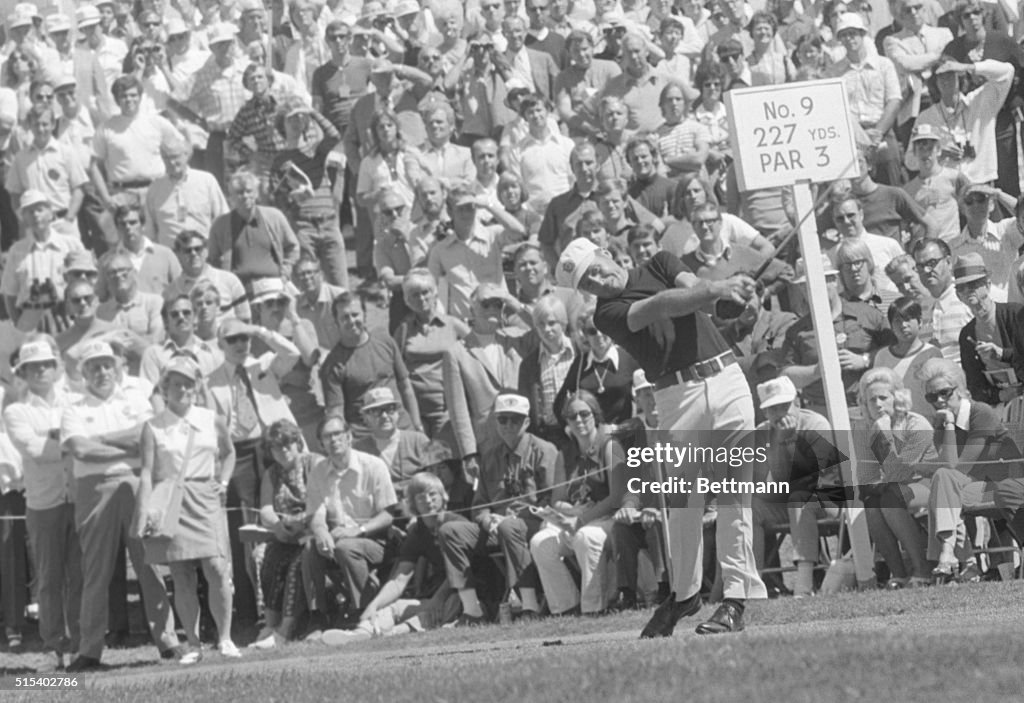 Gary Player in Golfing Action