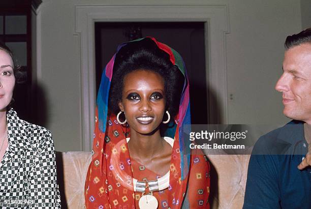 New York's newest fashion face, model Iman , a 20-year-old, 5-10, regally striking Somali tribeswoman, launches her modeling career at a press...