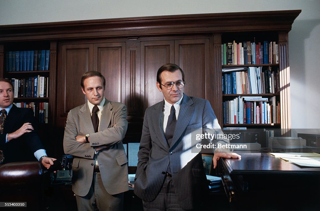 Donald Rumsfeld with Richard B. Cheney