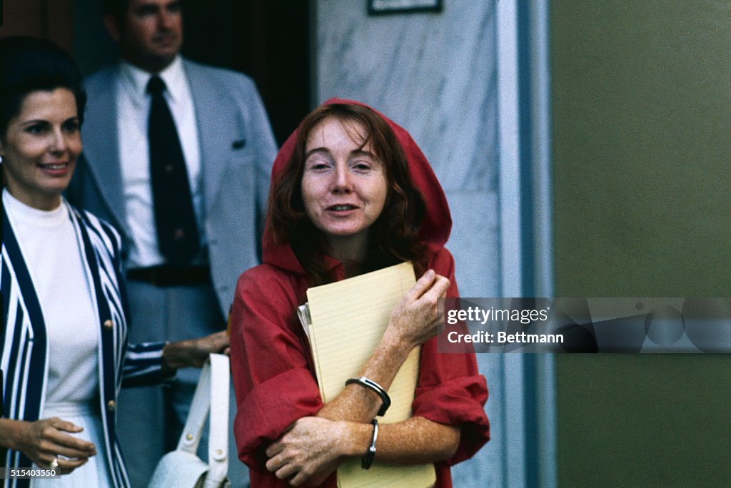 Manson Cult Member Lynette Fromme Leaving Courthouse